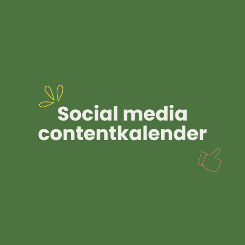 Social media contentkalender